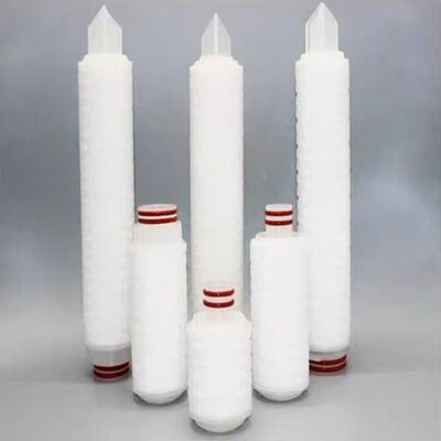 Polypropylene Glass Fiber Large Flow Pleated Filter Element High Flow  For Seawater Desalination