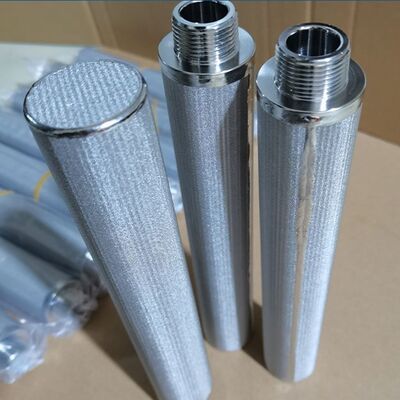 kaufen Rückspülbare Titan-Edelstahl-Mesh-Sinter-Poröser-Metallfilterpatrone OEM online manufacture