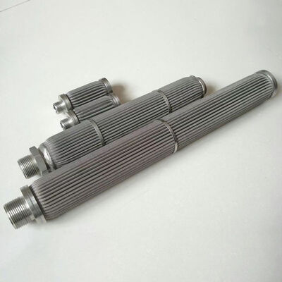 kaufen Pulvermetallurgischer Edelstahl-Sinterfilter, wiederverwendbare Wasserfilterpatrone 0,5-100um Mikron online manufacture