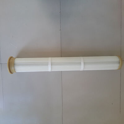 Beli Filter Debu Industri Permeabilitas Tinggi / Elemen Filter Udara Masuk Pompa Vakum online manufacture